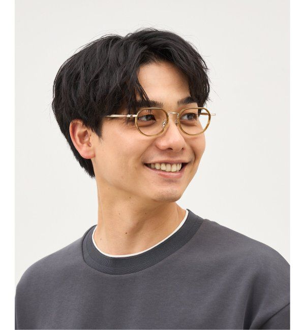  「Zoff｜Knuth Marf ボストン型 メガネ   クラウンパント ｜伊達・度付きメガネ   レンズ交換券付」|メガネ|