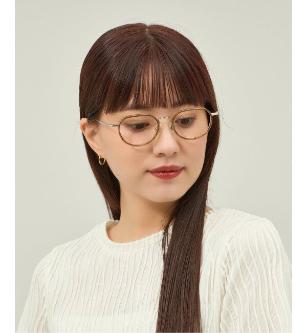  「Zoff｜Knuth Marf ボストン型 メガネ   クラウンパント ｜伊達・度付きメガネ   レンズ交換券付」|メガネ|