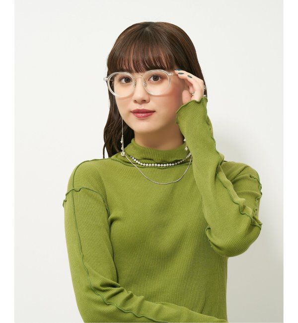  「【LOVE BY e.m.コラボ】&ldquo;culet&rdquo;｜クラウンパント型｜Zoff｜LOVE BY e.m. レンズ交換券付」|メガネ|