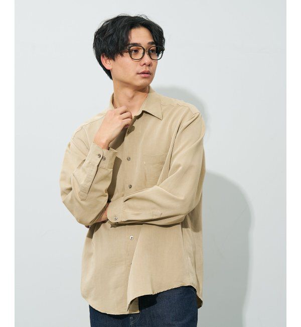  「ウェリントン型 メガネ | レザー調 ラバーテンプル ズレ落ち防止 メンズ ビジネス レンズ交換券付」|メガネ|