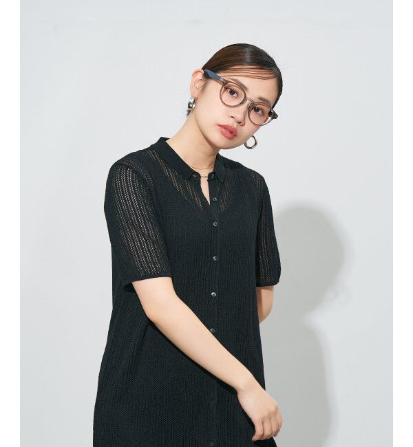  「ボストン型 メガネ | レザー調 ラバーテンプル 眼鏡 伊達メガネ 度付き CLASSIC レンズ交換券付」|メガネ|