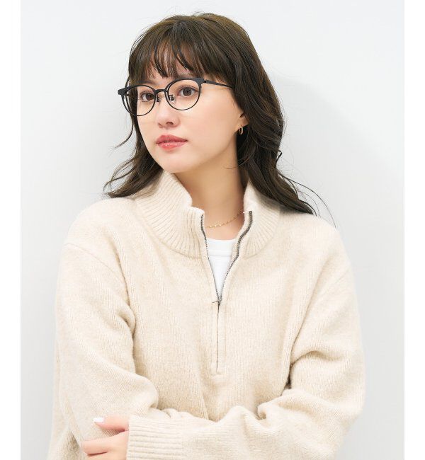  「ボストン型 跳ね上げ式メガネ | メガネの上から ズレ落ち防止 伊達メガネ ユニセックス レンズ交換券付」|メガネ|