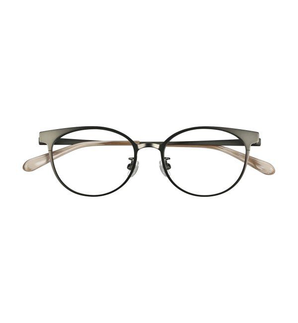  「ボストン型 跳ね上げ式メガネ | メガネの上から ズレ落ち防止 伊達メガネ ユニセックス レンズ交換券付」|メガネ|