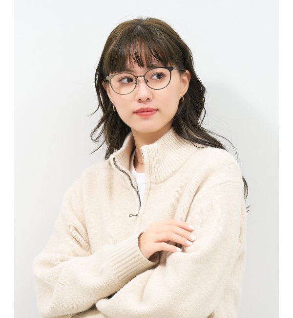  「ボストン型 跳ね上げ式メガネ | メガネの上から ズレ落ち防止 伊達メガネ ユニセックス レンズ交換券付」|メガネ|