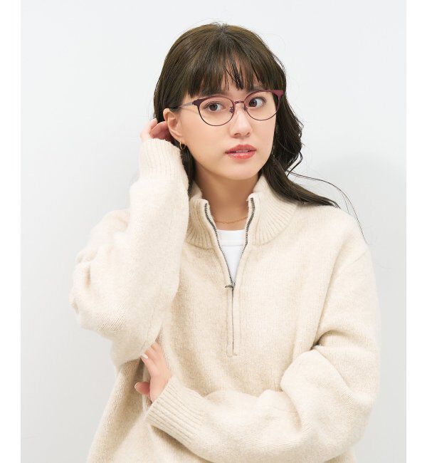  「ボストン型 跳ね上げ式メガネ | メガネの上から ズレ落ち防止 伊達メガネ ユニセックス レンズ交換券付」|メガネ|