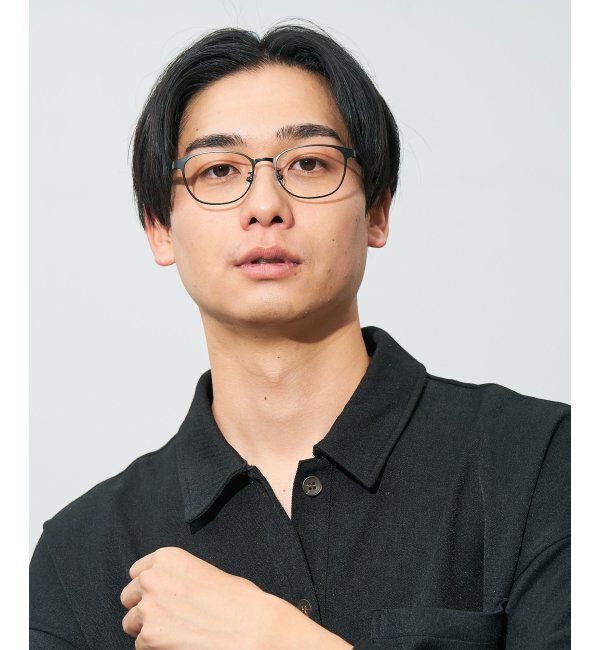  「ウェリントン型 メガネ | メタル 大人可愛い 伊達メガネ レディース レンズ交換券付」|メガネ|