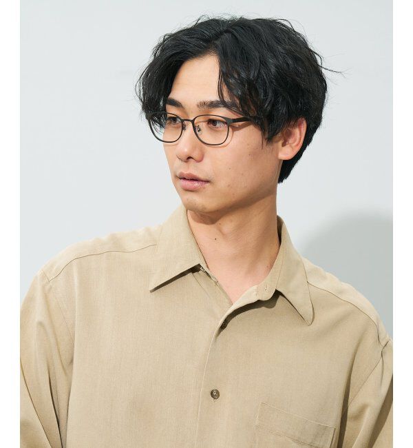  「ウェリントン型 メガネ | メタル 大人可愛い 伊達メガネ レディース レンズ交換券付」|メガネ|