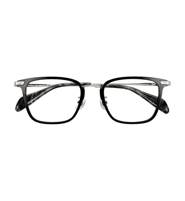  「ウェリントン型 メガネ | メタル｜伊達メガネ 度付きメガネ｜ユニセックス 黒｜CLASSIC  レンズ交換券付」|メガネ|