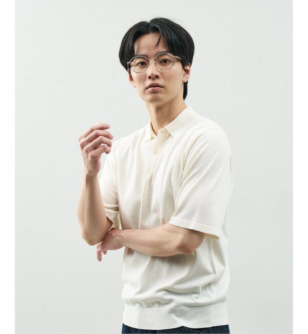  「Zoff｜STUDIO SEVEN｜ボストン型 メガネ スタジオセブン メタル｜伊達メガネ 度付きメガネ レンズ交換券付」|メガネ|