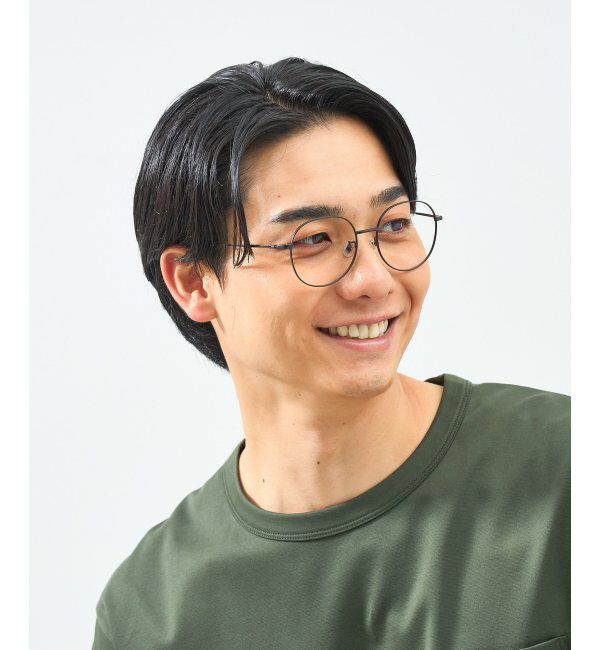  「Zoff｜takashi kumagai ボストン型 メガネ メタルフレーム｜ 伊達メガネ 度付きメガネ  レンズ交換券付」|メガネ|