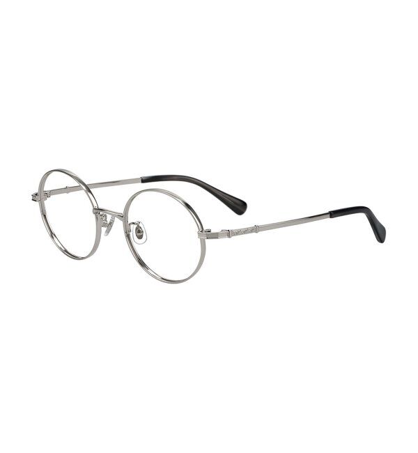  「Zoff｜CLASSIC メガネ | 丸型 メタルフレーム グランパコア 伊達メガネ 度付き   レンズ交換券付」|メガネ|