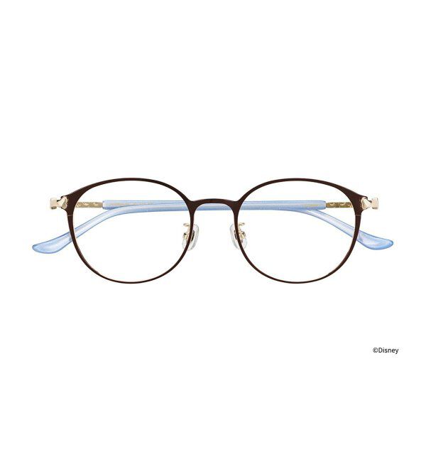  「Zoff｜Disney  &rdquo;Baby Animals&rdquo; メガネ [101匹わんちゃん ﾓﾃﾞﾙ] ディズニー   レンズ交換券付」|メガネ|ブラウン