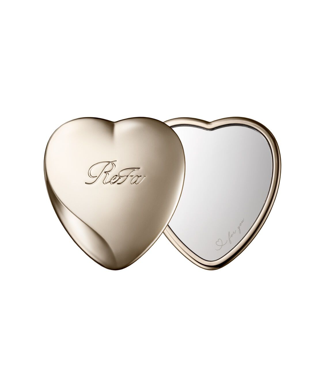 ReFa「リファハートミラー」|ミラー|ゴールド
