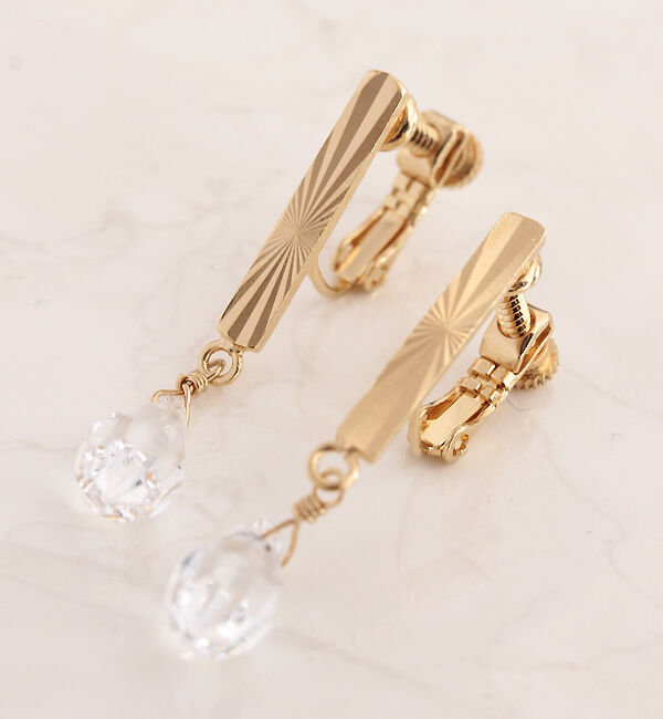  「オケージョン＆デイリーダイヤカット」|イヤリング|