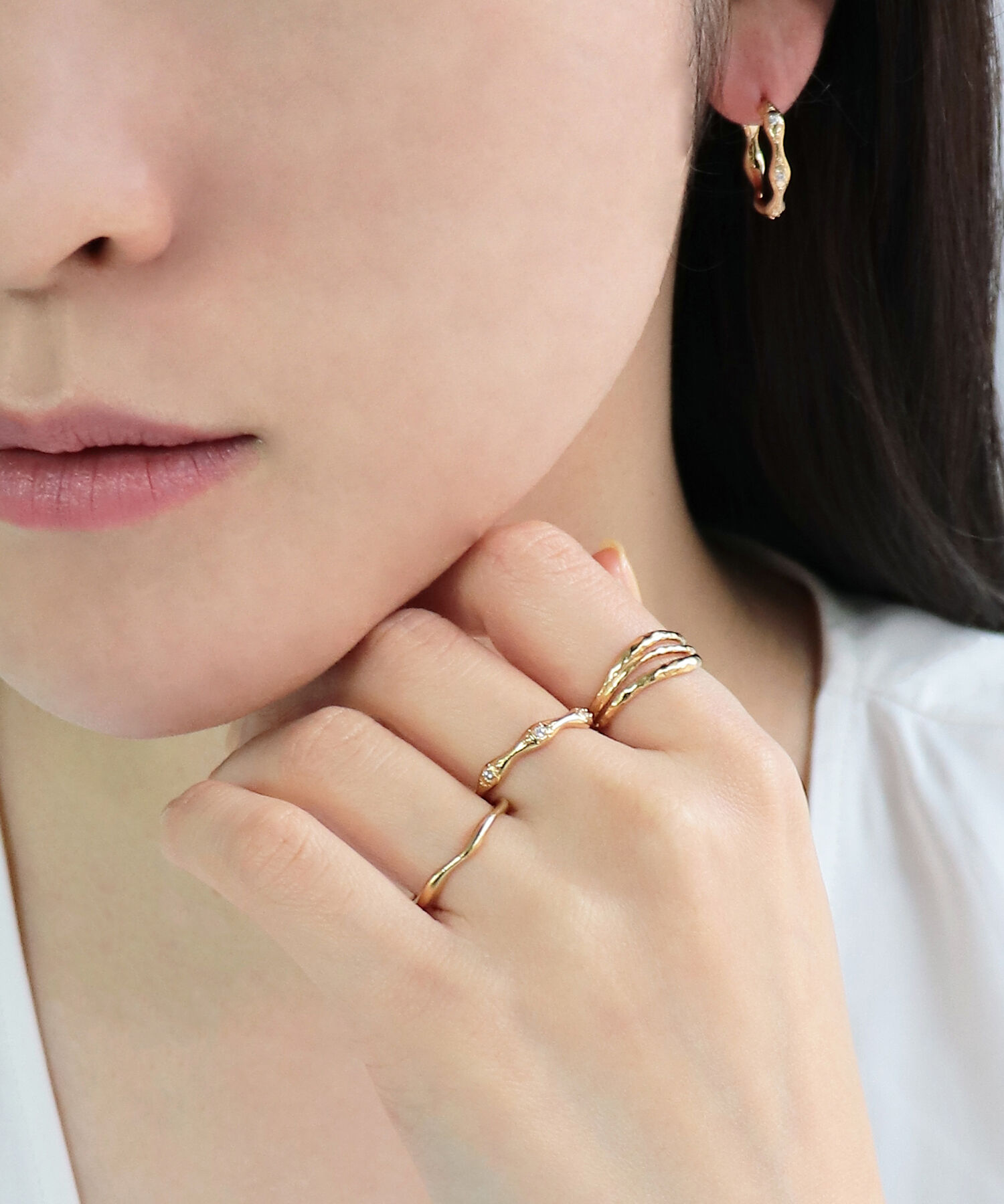  「silver925 ニュアンス リング (ニッケルフリー)」|リング|