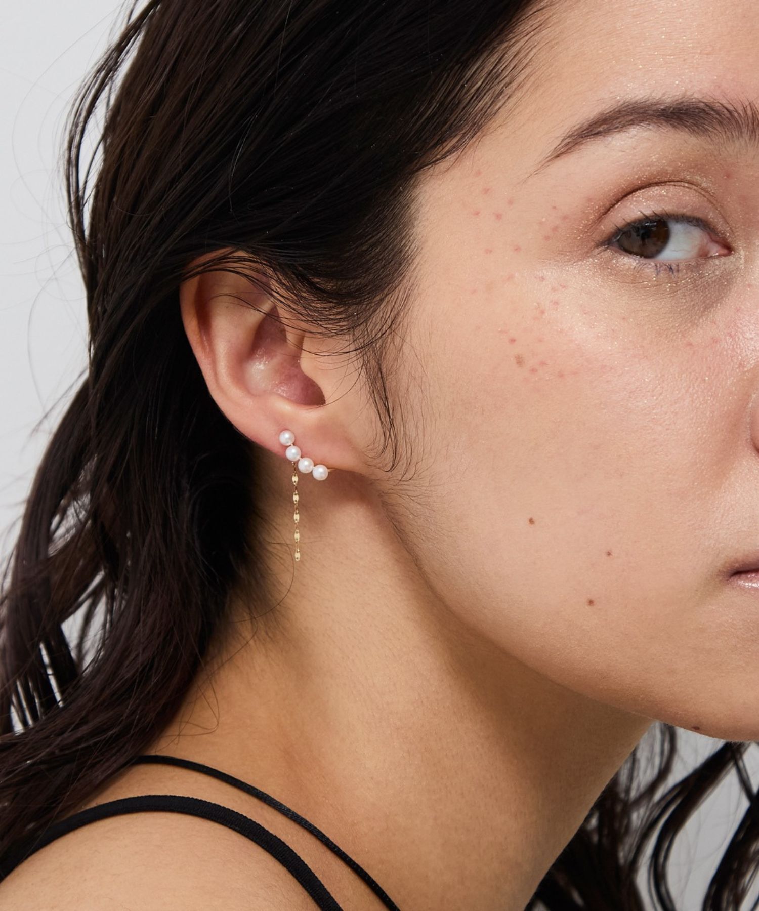 JUPITER「【K10】淡水パールイヤリング」|イヤリング|