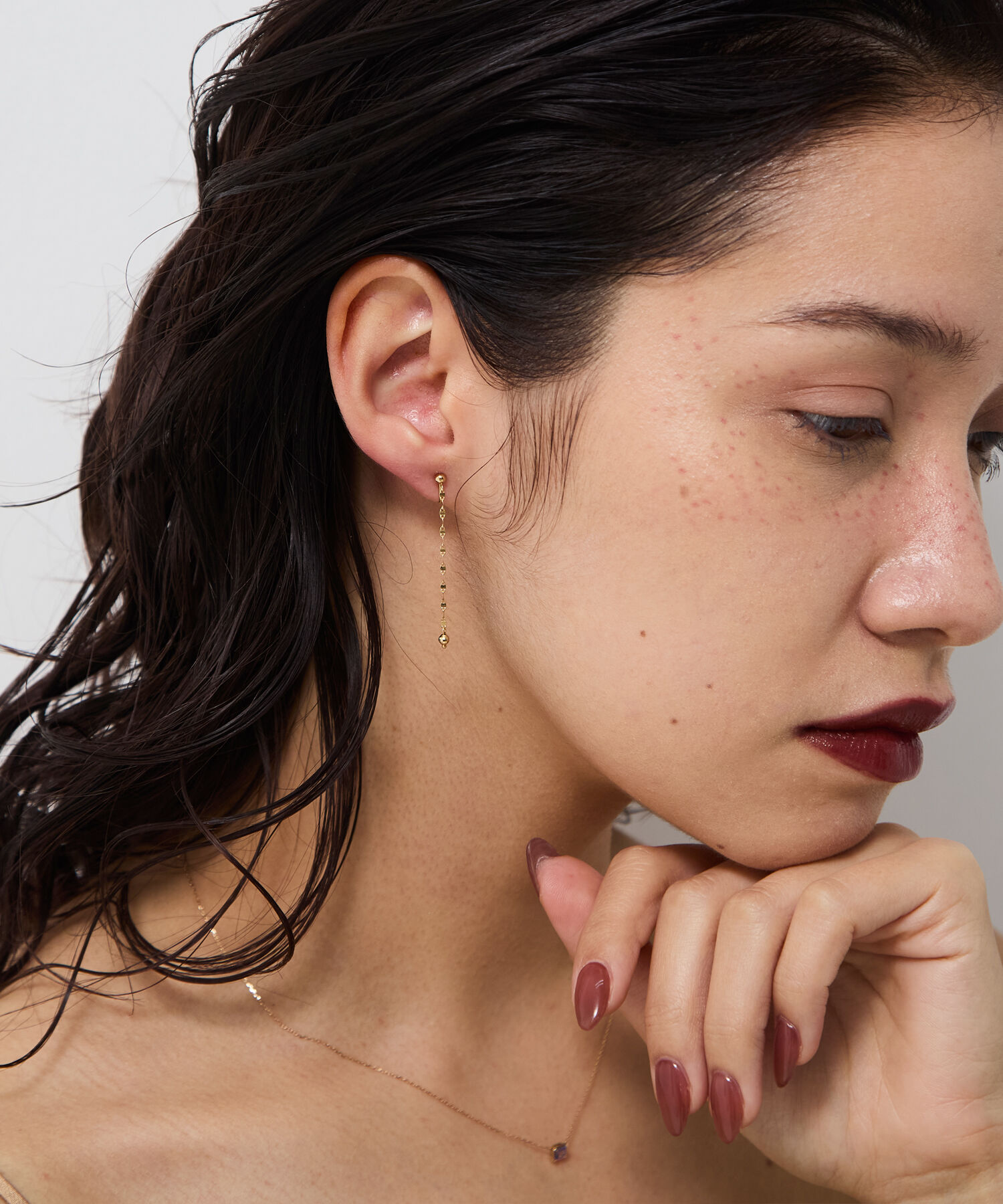 JUPITER「【K10】淡水パールイヤリング」|イヤリング|