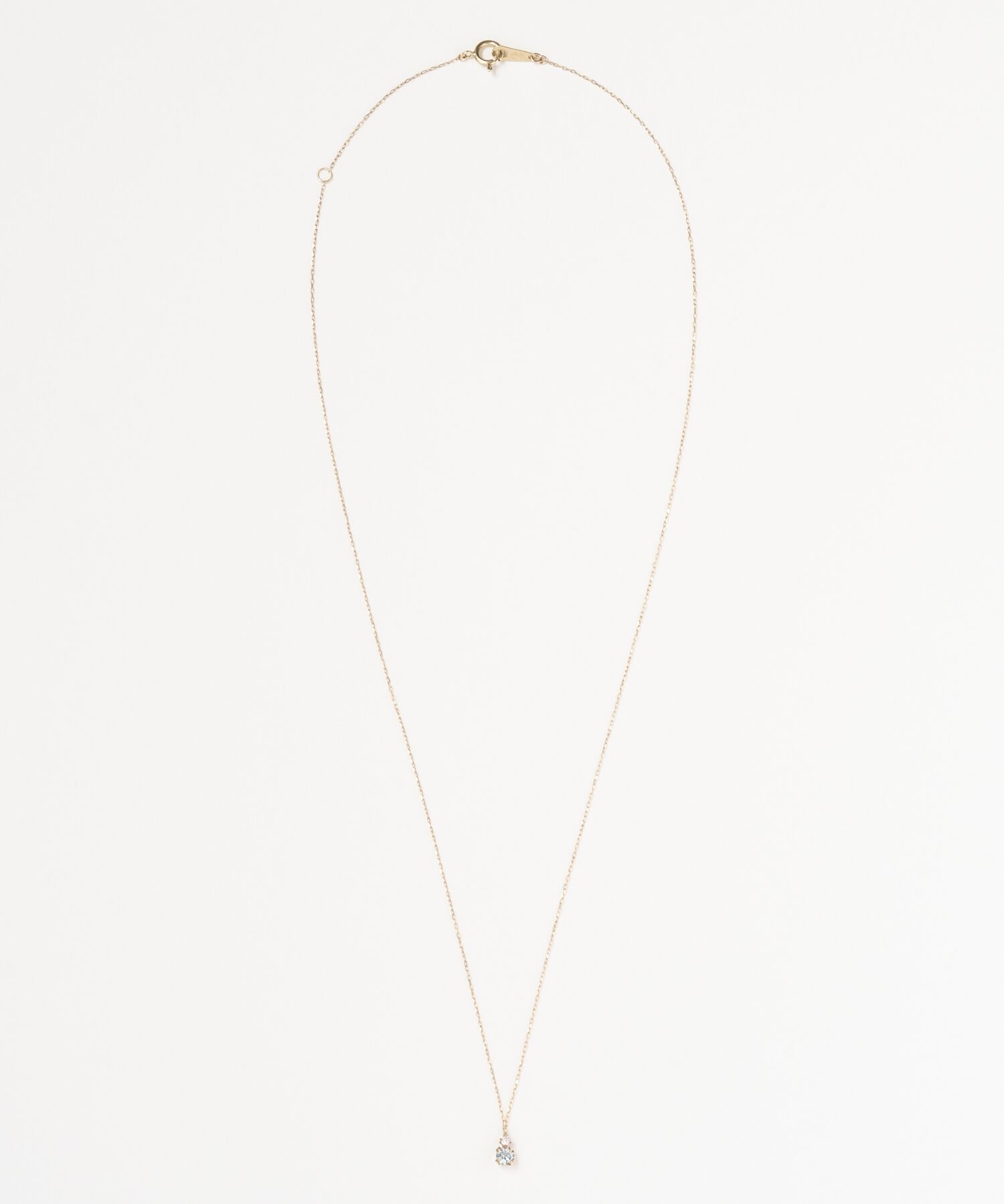 Phoebe「【K10】ジュエルラックネックレス　アクアマリン/BOX付き／全長:40cm」|ネックレス|
