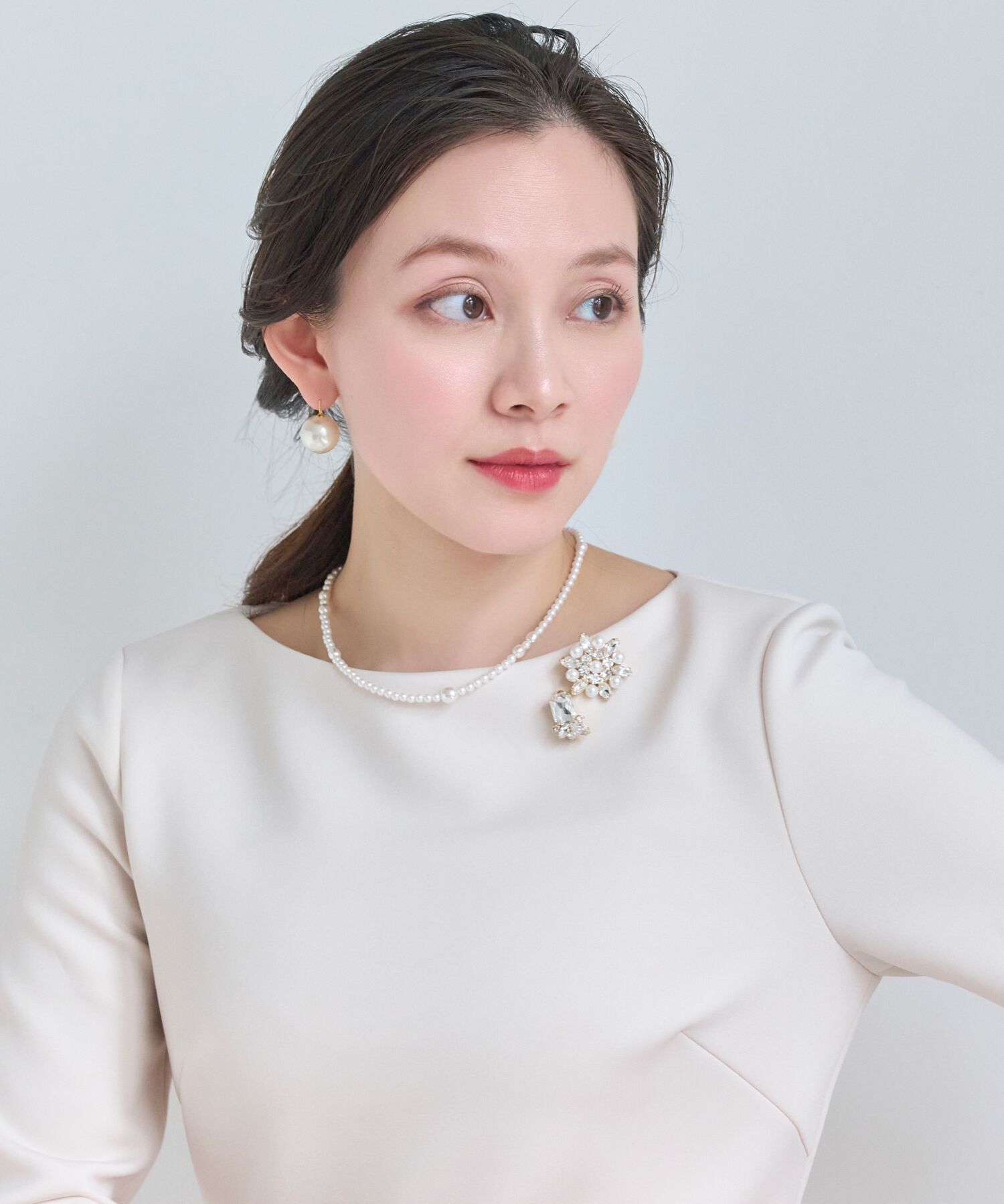 Phoebe「2setゴージャスパールビジューブローチ」|ブローチ・コサージュ|