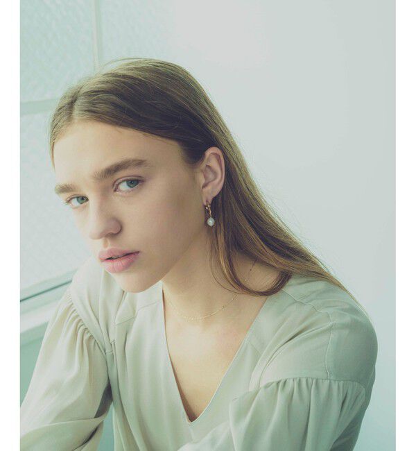 ete「ケシパール フープイヤリング」|イヤリング|