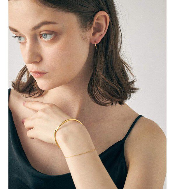 ete「ツイスト フープピアス」|ピアス|