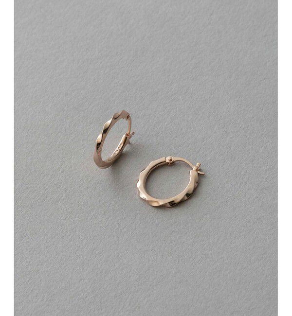 ete「ツイスト フープピアス」|ピアス|