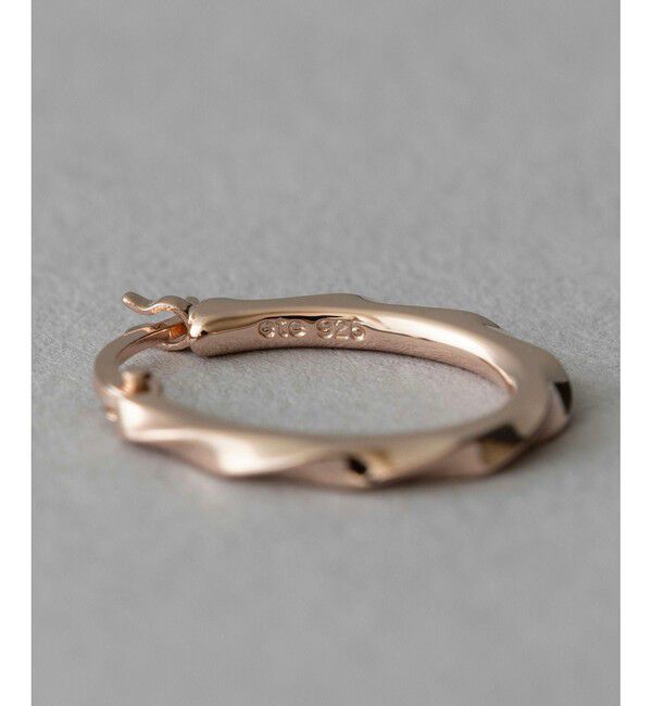 ete「ツイスト フープピアス」|ピアス|