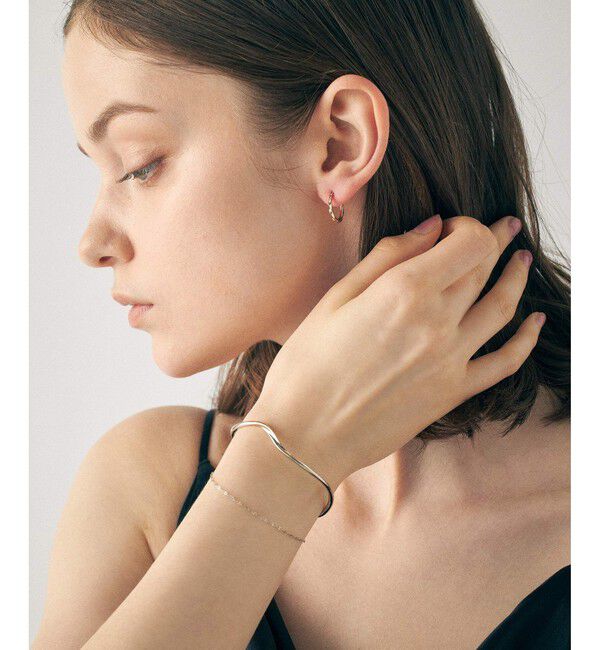 ete「ツイスト フープピアス」|ピアス|