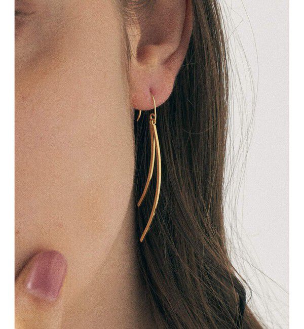 ete「ダブルライン ピアス」|ピアス|