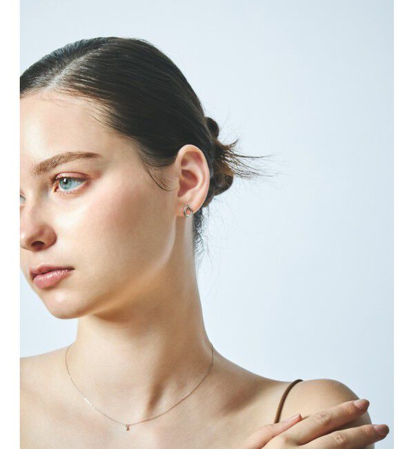 ete「ドロップライン ピアス」|ピアス|