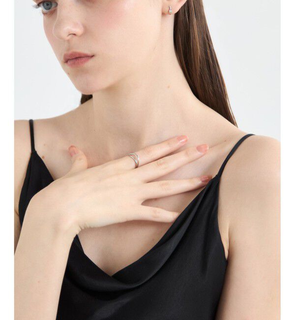 ete「[デイリープラチナ] PT501 リップル リング」|リング|