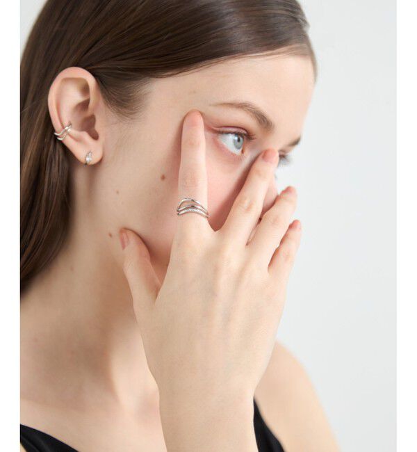 ete「[デイリープラチナ] PT501 リップル リング」|リング|