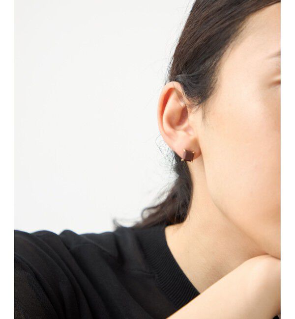 ete「[タイル] レッドジャスパー ピアス S」|ピアス|