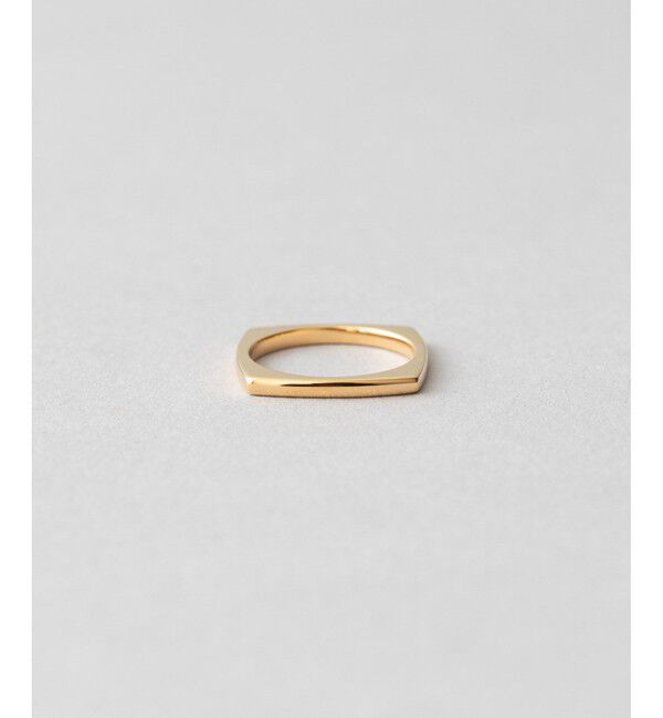 Jouete「ピンキーリング スクエア」|リング|イエローゴールド