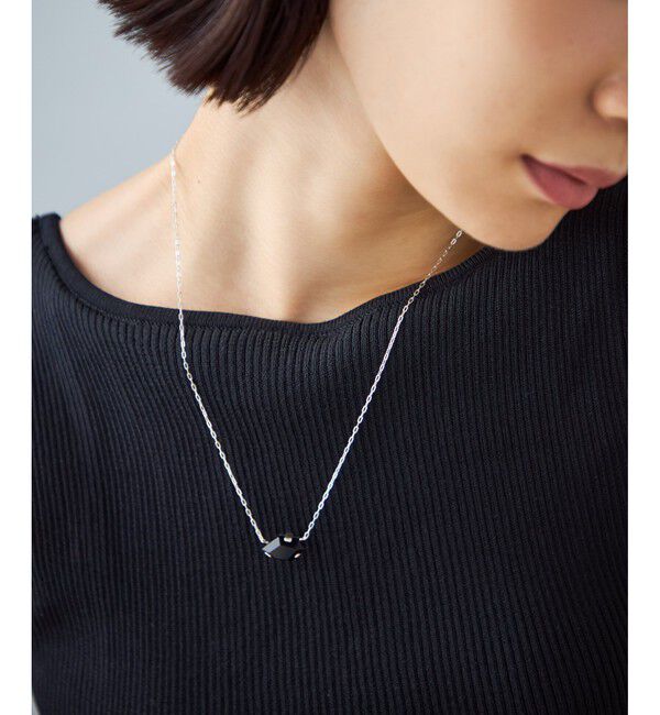 Jouete「[ジェム] ネックレス ブラックカルセドニー」|ネックレス|