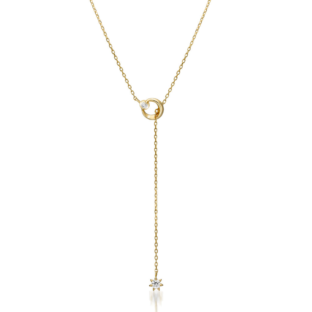 STAR JEWELRY「CELESTIAL LARIAT NECKLACE」|ネックレス|イエローゴールド