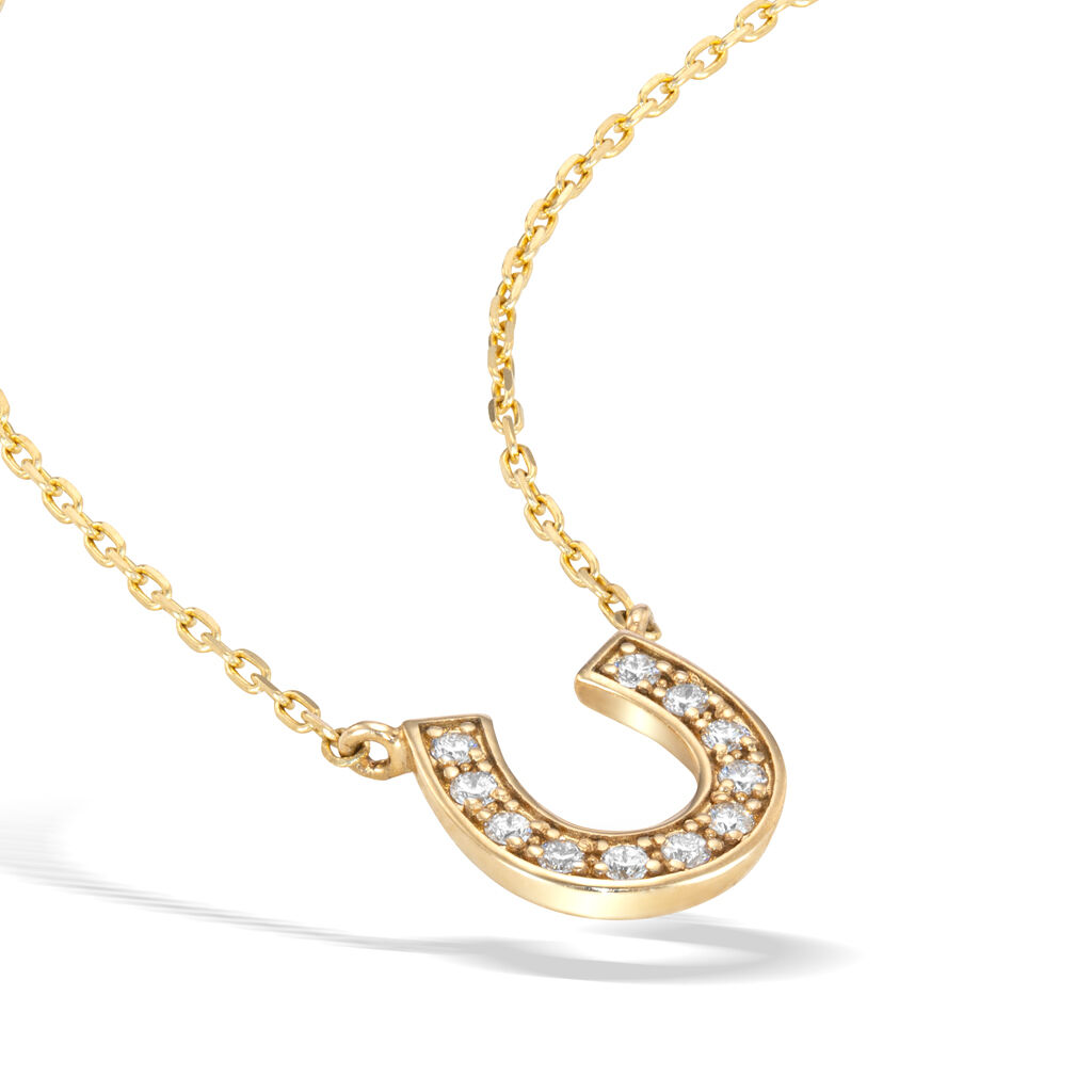STAR JEWELRY「DIAMOND HORSESHOE NECKLACE」|ネックレス|