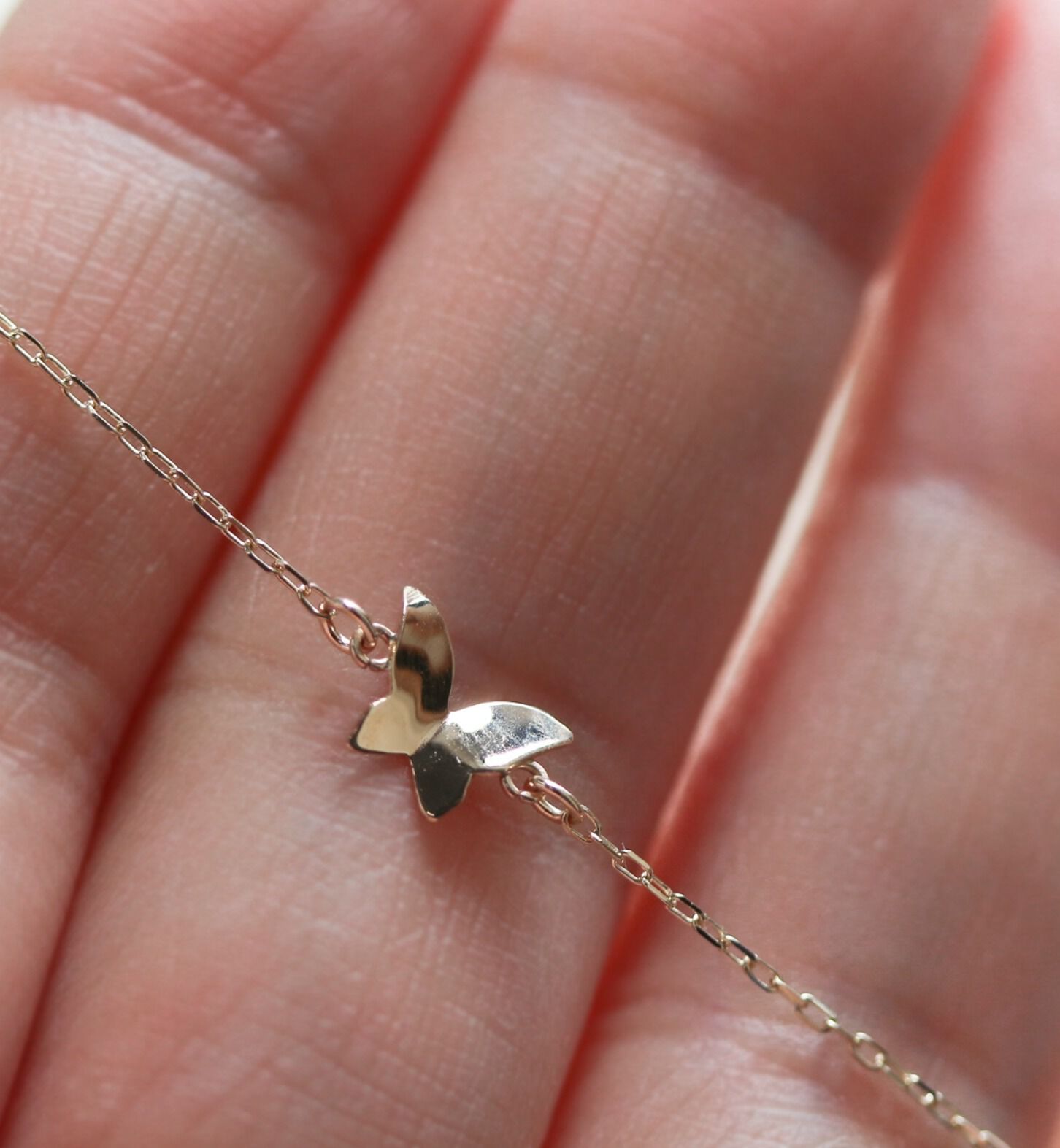  「バタフライ ブレスレット | K10YG 」|ブレスレット・バングル|