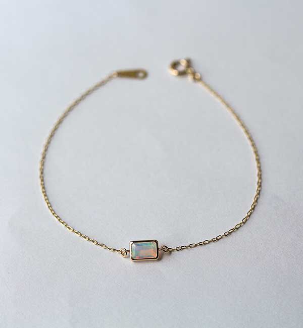  「オパール ブレスレット | K10YG」|ブレスレット・バングル|