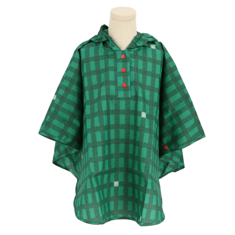 BACKYARD FAMILY「キッズ レイン コート ポンチョ 通販 レインポンチョ カッパ 雨具 サイズ S 80 90」|その他ベビー用品|グレー2