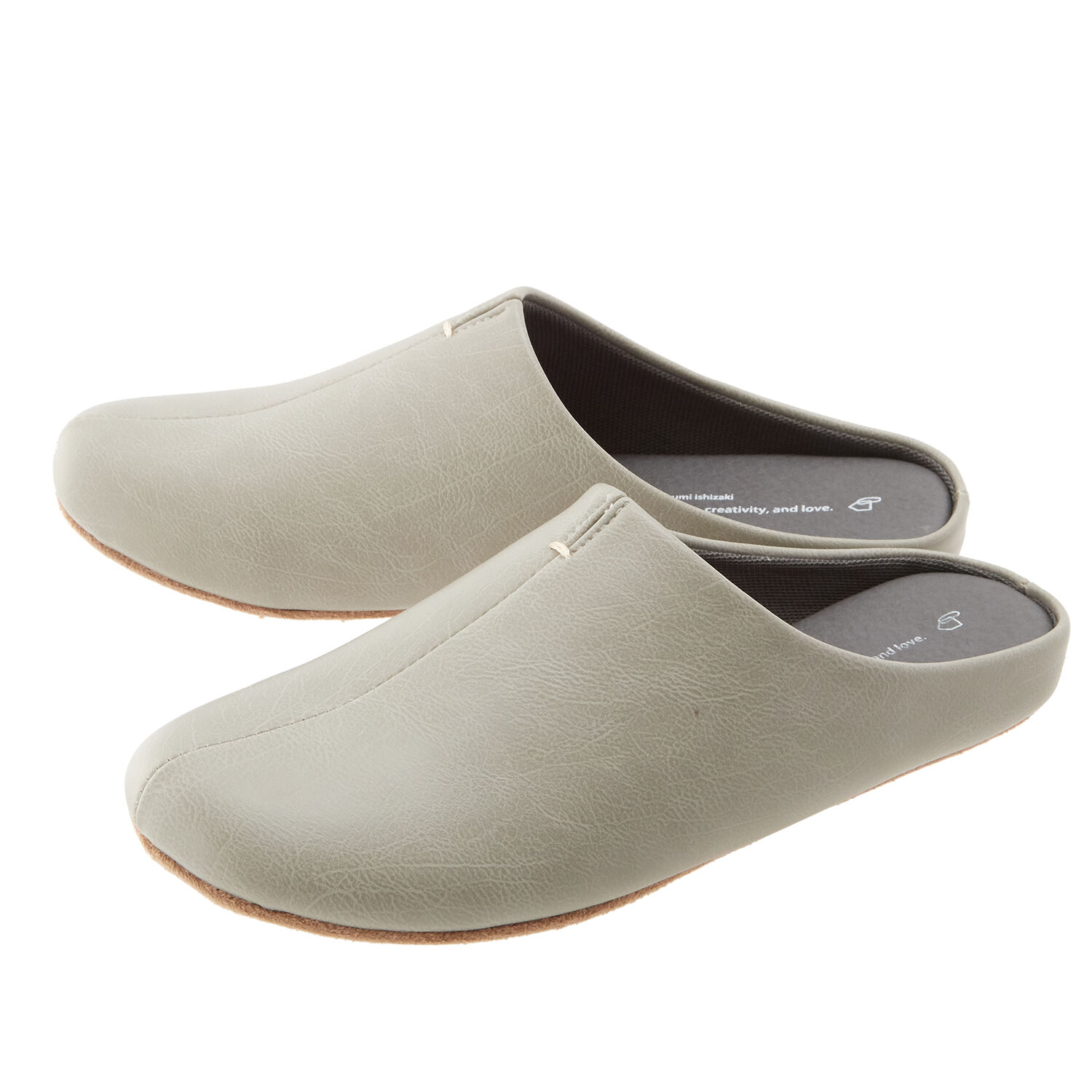 BACKYARD FAMILY「ルームズ スリッパ rooms 通販 ルームシューズ 室内履き 室内ばき おしゃれ 来客用 部屋」|ルームシューズ|グレー1