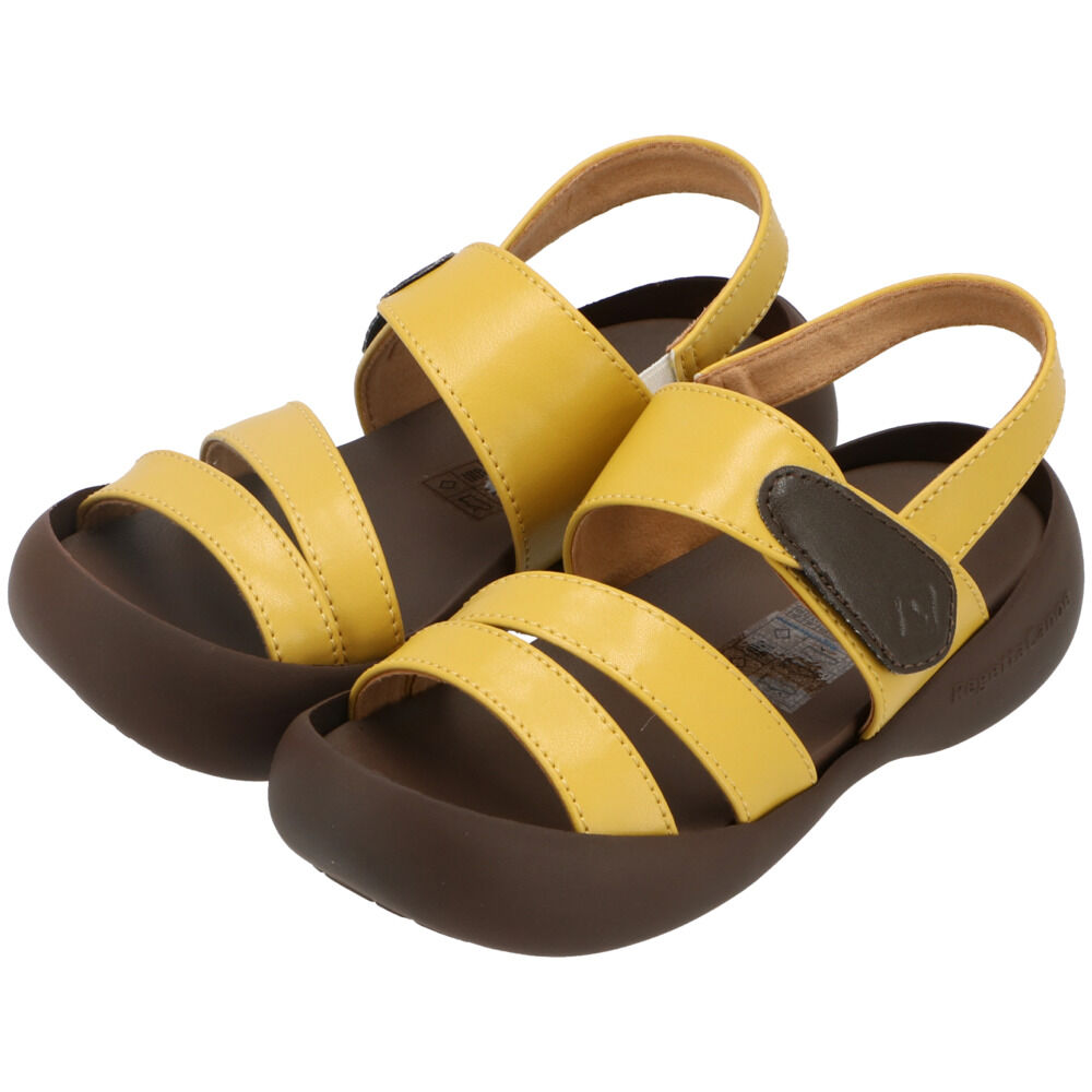 BACKYARD FAMILY「サンダル キッズ 通販 子供 子供サンダル 軽量 可愛い ブランド リゲッタ 歩きやすい靴」|サンダル|イエロー1