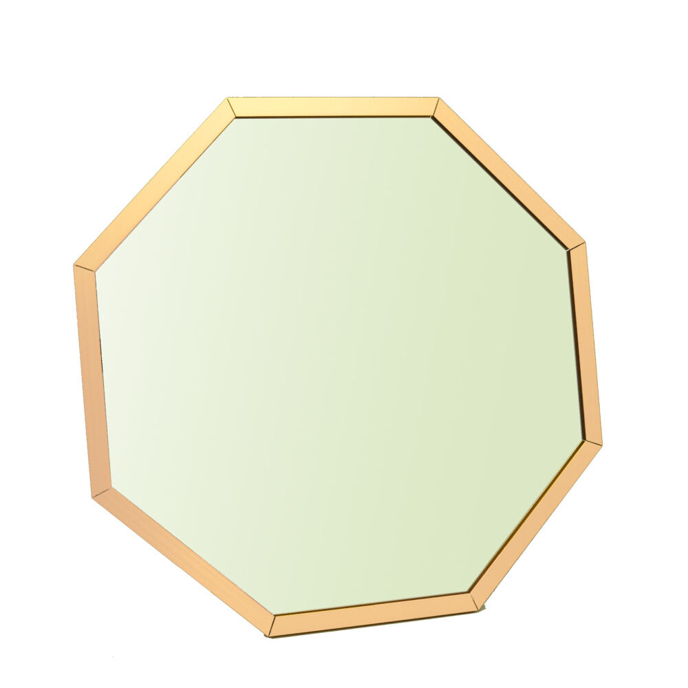 BACKYARD FAMILY「鏡 卓上 おしゃれ 通販 卓上ミラー 卓上鏡 スタンドミラー 壁掛け Octam オクタム」|ミラー|ゴールド1