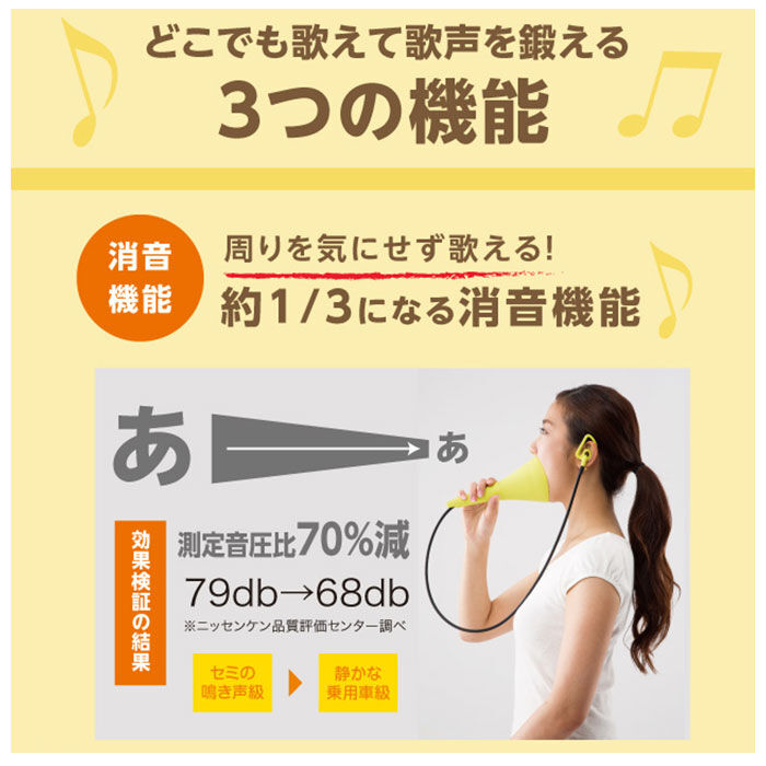 BACKYARD FAMILY「ボイストレーニンググッズ 通販 ウタエット UTAET ボイトレグッズ 消音機能 リアルボイス機能」|その他|