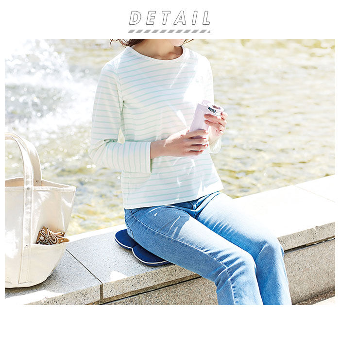 BACKYARD FAMILY「ゲルクッション ハニカム 小型 通販 Wゲル携帯クッション ハネナイト 折りたたみ 携帯 持ち運び」|クッション・クッションカバー|