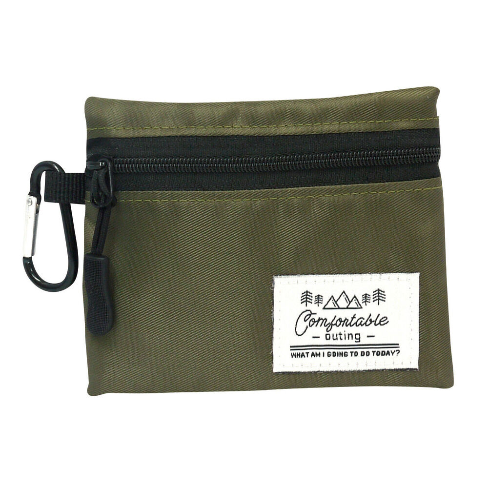 BACKYARD FAMILY「パスケース コインケース 通販 小銭入れ ミニ財布 小物入れ カラビナ付き カラビナ キーホルダー」|コインケース|グリーン1