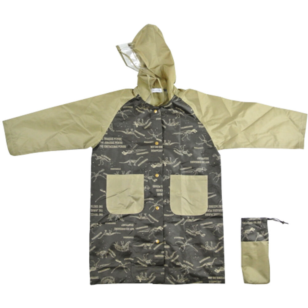 BACKYARD FAMILY「レインコート キッズ オシャレ ランドセル対応 通販 男の子 レイン コート 子供 子ども」|レインコート|グリーン1