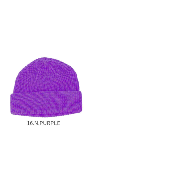 BACKYARD FAMILY「ベーシックエンチ ワッチキャップ 浅め 通販 ビーニー ローワッチ ニット 帽子 ロールキャップ」|ニット帽|