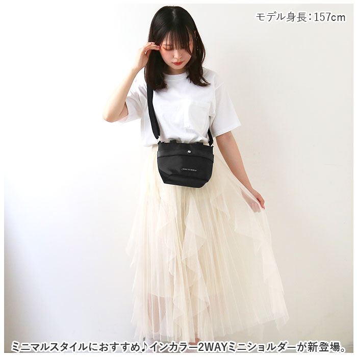 BACKYARD FAMILY「ミニショルダーバッグ レディース 通販 インカラー2WAYミニショルダー ショルダーバッグ」|ショルダー・メッセンジャー|