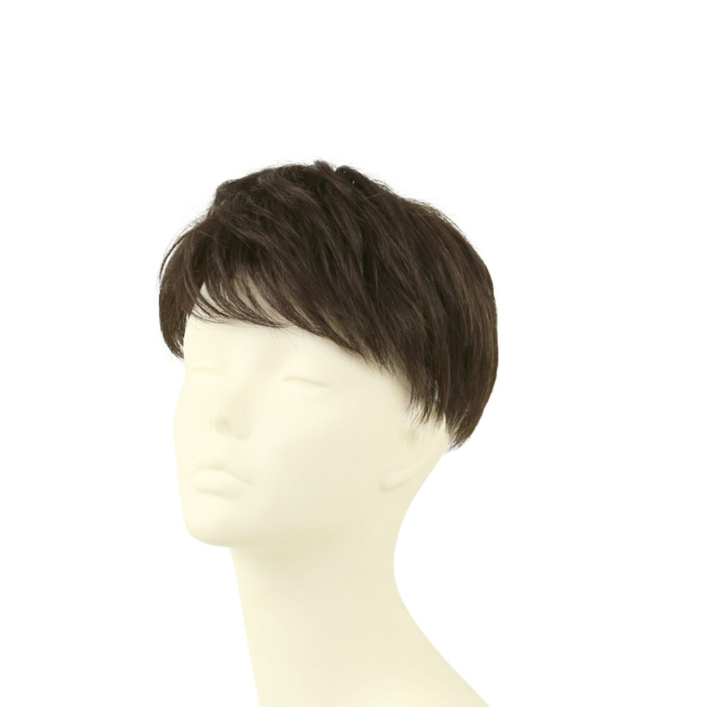 BACKYARD FAMILY「PRISILA プリシラ メンズ 部分ウィッグ 部分ウイッグ 通販 部分かつら ヘアピース」|その他|ブラウン1